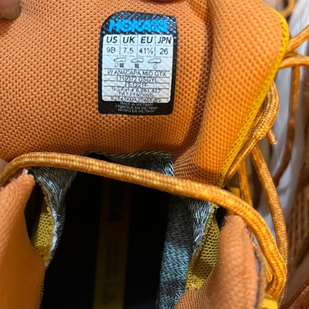 Woman’s Hoka Anacapa Gore-Tex Hiker Sneaker Size 9 NEW - Picture 14 of 15